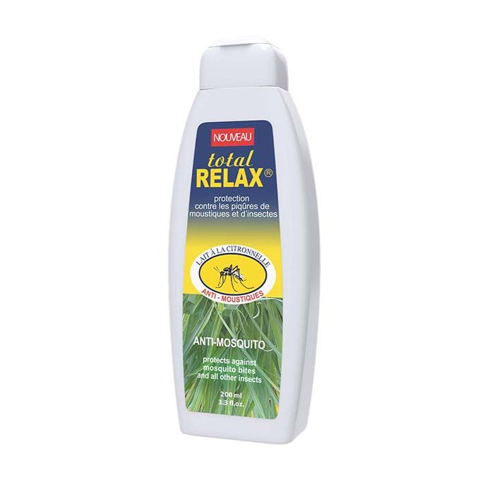 Lait TOTAL RELAX Anti Moustique 200ml - Blanc