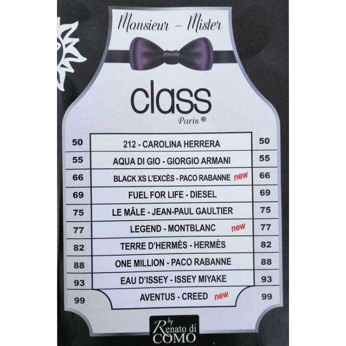 Eau de toilette CLASS