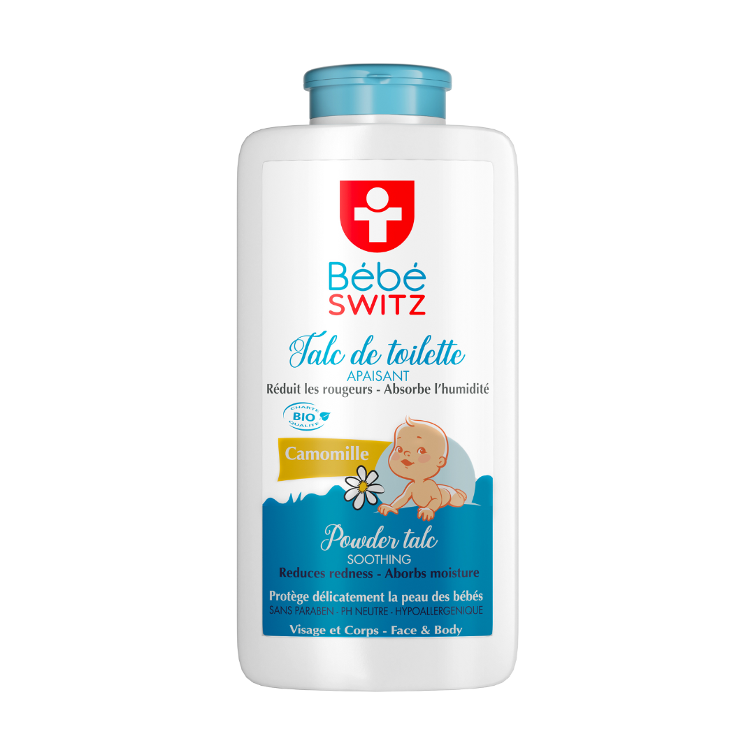 Talc BEBE SWITZ Aux Extraits De Camomille