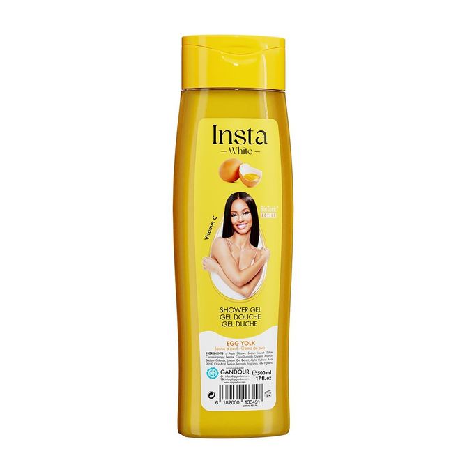 Gel Douche INSTA WHITE au Jaune d'œuf 500 ml