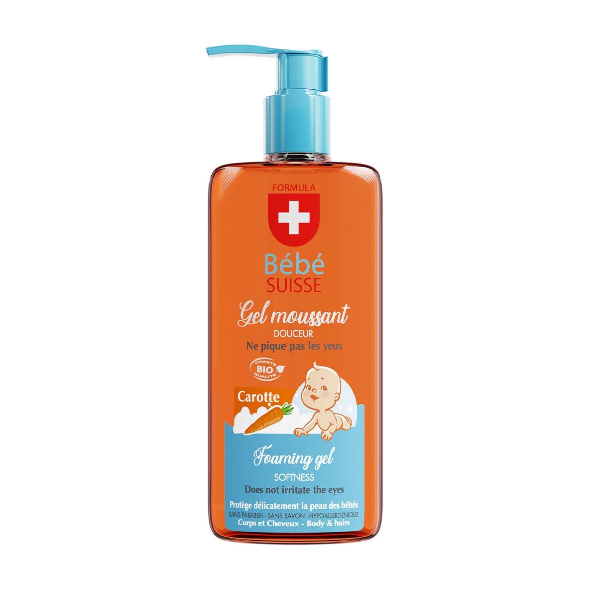 Gel Douche BEBE SUISSE MOUSSANT 400ml