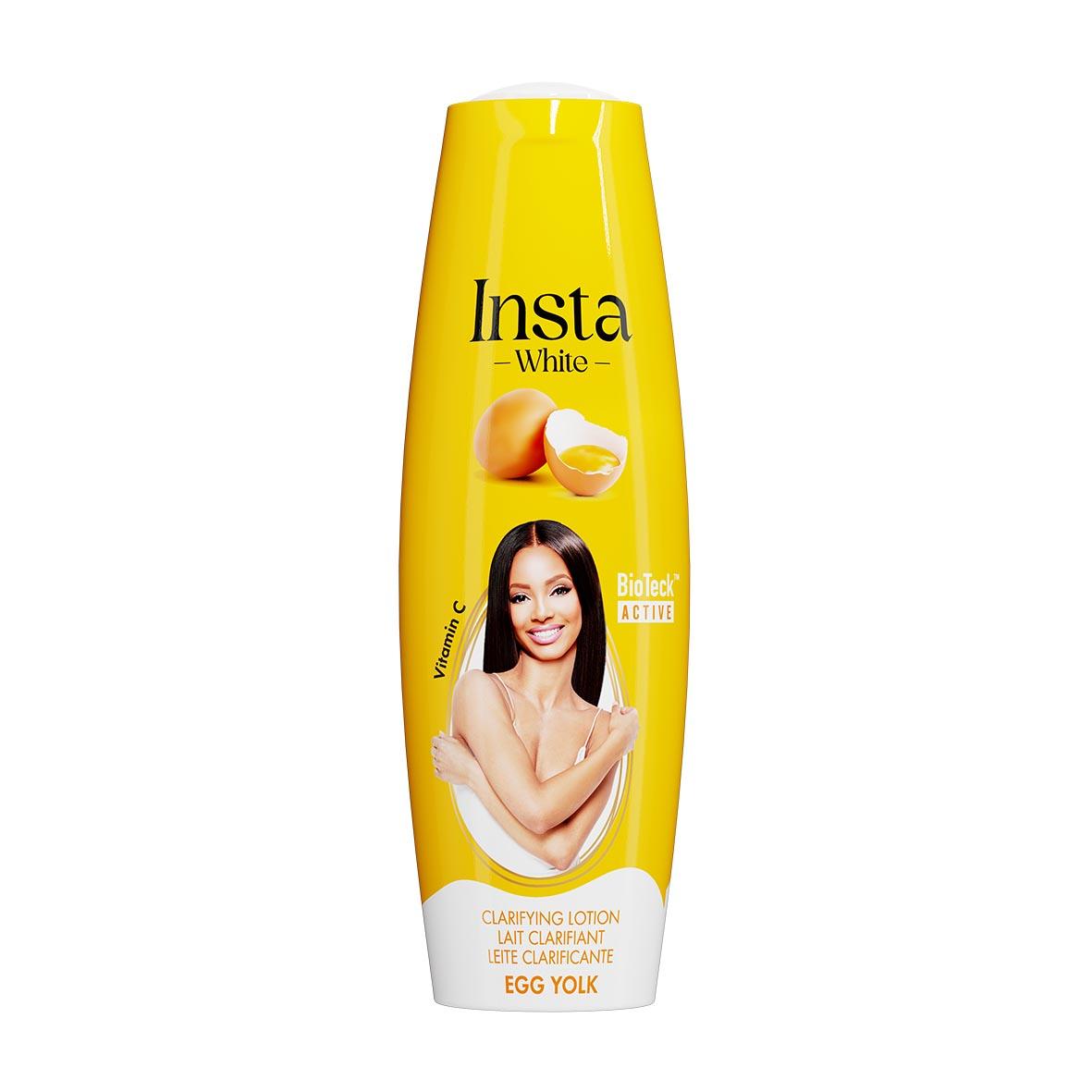Lait Clarifiant INSTA WHITE au Jaune d'œuf 250 ml