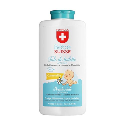 Talc BEBE SUISSE Aux Extraits De Camomille